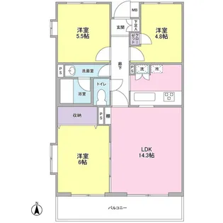 マ・メゾン鷺沼【2階】の間取り