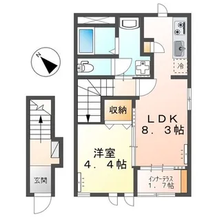 トワール【2階】の間取り