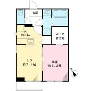 コンフォートS【2階】の間取り