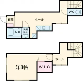 LIGNUM武蔵野【1階】の間取り