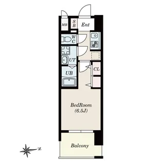 CREST TAPP平安通【11階】の間取り