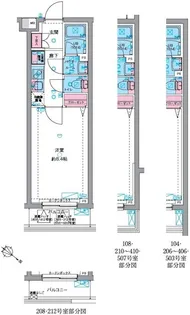 RELUXIA西八王子【1階】の間取り