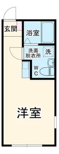 カイロス橋本【1階】の間取り