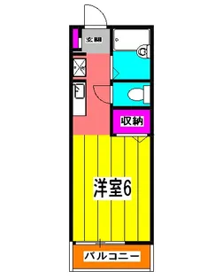 リファレンス胡録台B棟【2階】の間取り