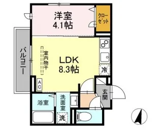 Nanala緑町【2階】の間取り