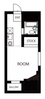 メゾンエイコーン高尾【401号室】の間取り