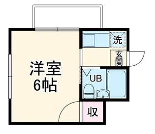 メゾン生田【201号室】の間取り