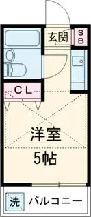コーポクラバヤシ【1階】の間取り