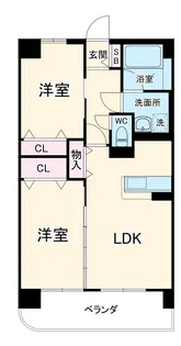 リリーヴィレッジGRACE【2階】の間取り