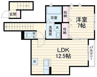 Freiheit(フライハイト)【2階】の間取り