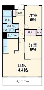 ステーションプラザⅡ【4階】の間取り