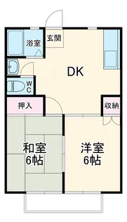 サンシティ向山A【2階】の間取り