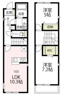 カーサスピカ【1階】の間取り