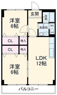 シャルムレジデンス御幸ヶ原【5階】の間取り