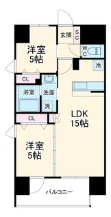 メルシーペール上落合【2階】の間取り