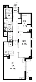 Le Soleil 紫峰【3階】の間取り