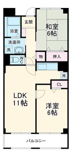ル・モンテスト S【2階】の間取り