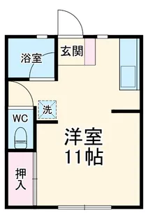 ハイジア【102号室】の間取り