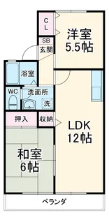 ハイキャッスル【2階】の間取り