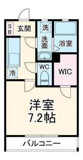 メディオ西白井【1階】の間取り