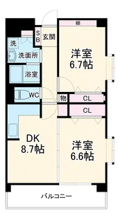 サニーフォレスト藤原参番館【3階】の間取り