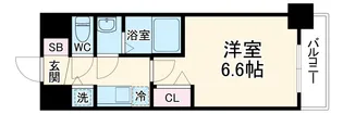 プレサンス名古屋STATIONフレア【5階】の間取り