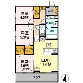 グレイス【2階】の間取り