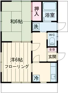 サン・グリーン【1階】の間取り