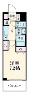 エステムコート名古屋 TWIN EAST【10階】の間取り