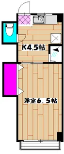 東洋マンション【2階】の間取り