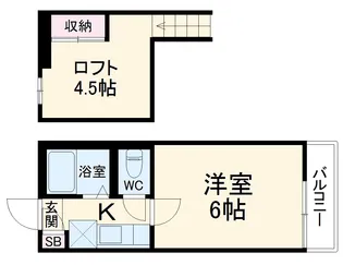 ショコラⅤ【1階】の間取り