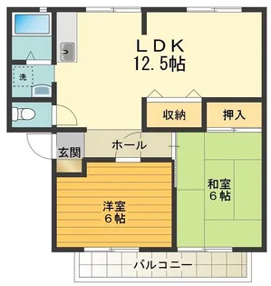 エトワールシノ【1階】の間取り