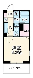 ウエストサイドレジデンス【3階】の間取り