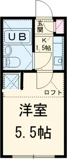プラザドゥエリート【2階】の間取り
