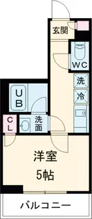 ジェノヴィア桜上水Ⅱ【6階】の間取り