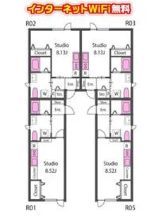 アリッサム【2階】の間取り