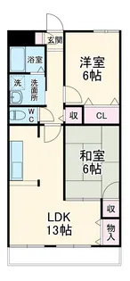 センタースクエア春日井【5階】の間取り