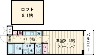 The Prime【5階】の間取り