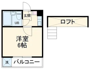 ジュネパレス新松戸第37【1階】の間取り
