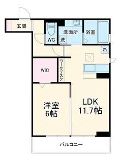 ルヴィータ栄生【3階】の間取り