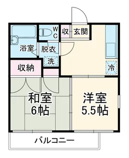 プロスパーハウス【1階】の間取り