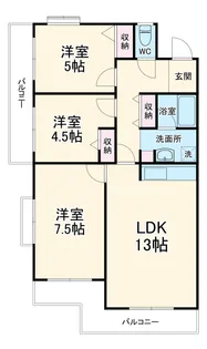 志木アーバンハイツ【3階】の間取り