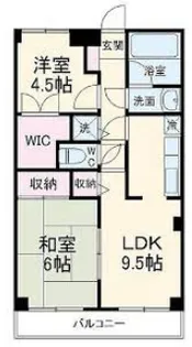 オークレジデンス【4階】の間取り