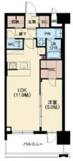 リッツ新大阪プレミアム【10階】の間取り