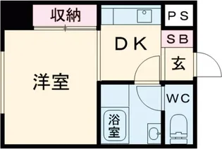 センチュリー三鷹【1階】の間取り