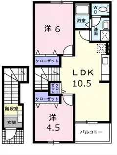 セレッソヒルズⅠ【2階】の間取り