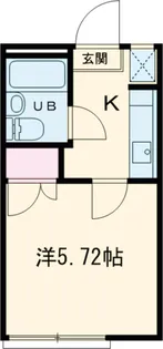 サンハイムB【2階】の間取り
