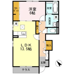 フォレスト【1階】の間取り