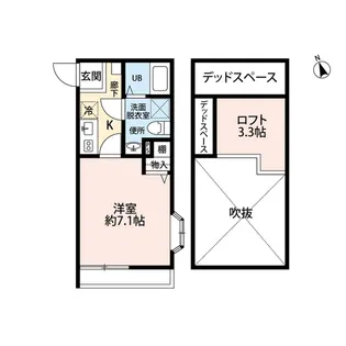 アムールジョリコリーヌ【2階】の間取り