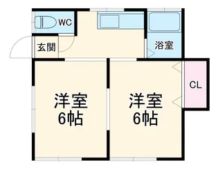 コーポM【1階】の間取り